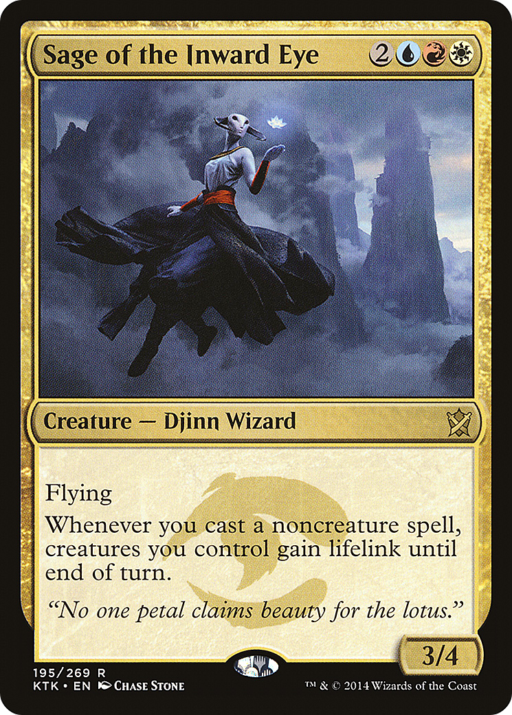 Sage of the Inward Eye [Khans of Tarkir] Foil