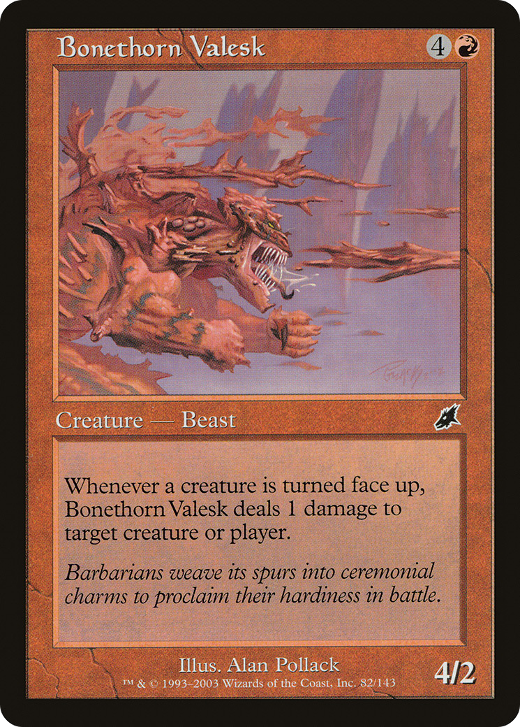 Bonethorn Valesk [Scourge] Foil
