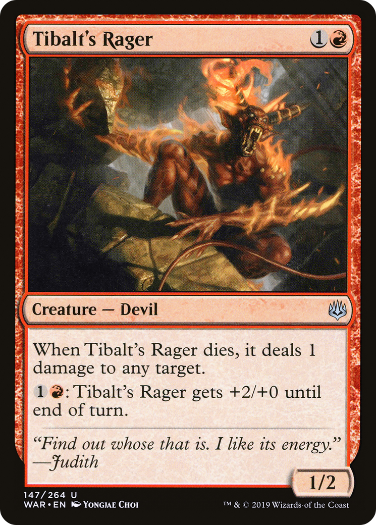 Tibalt's Rager [War of the Spark] Foil