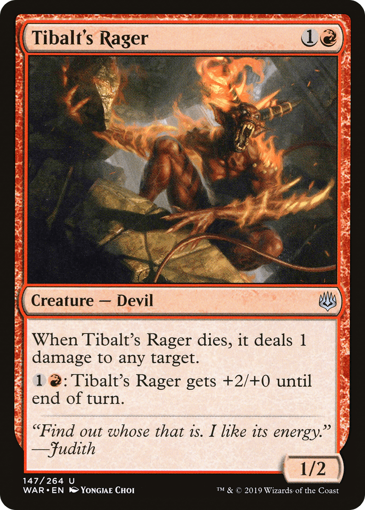 Tibalt's Rager [War of the Spark] Foil