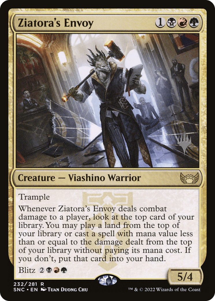 Ziatora's Envoy (Promo Pack) [Streets of New Capenna Promos] Foil