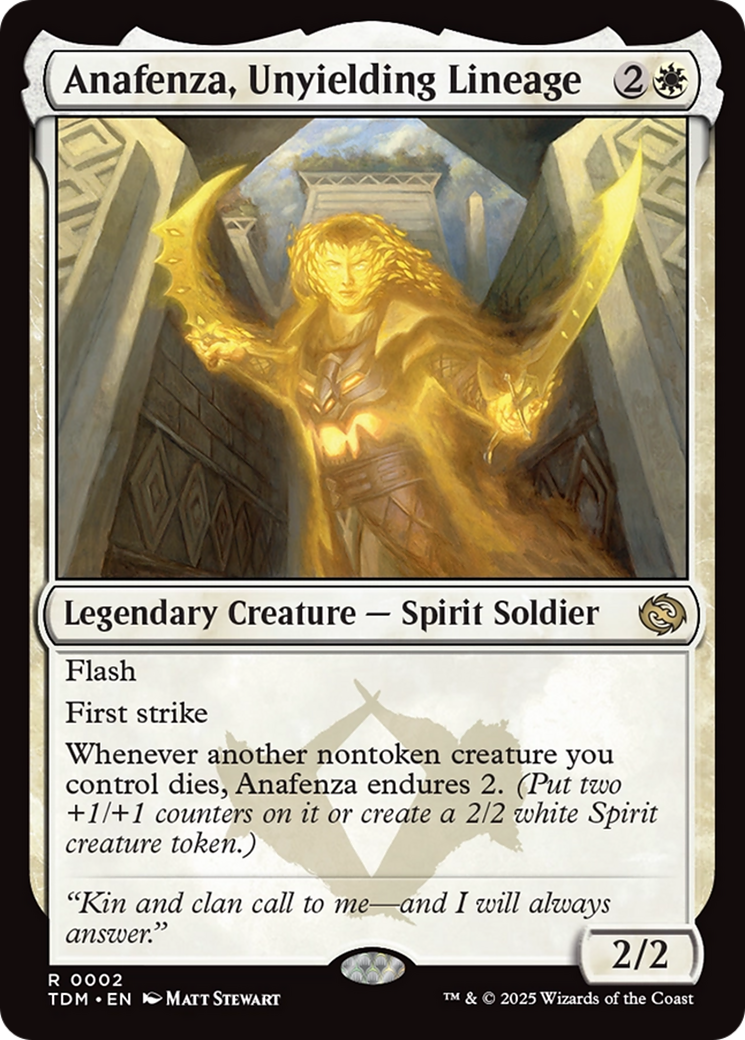 Anafenza, Unyielding Lineage (002) [Tarkir: Dragonstorm]  Foil