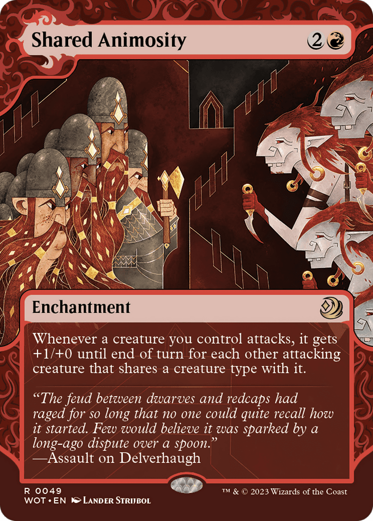 Shared Animosity [Wilds of Eldraine: Enchanting Tales] Foil