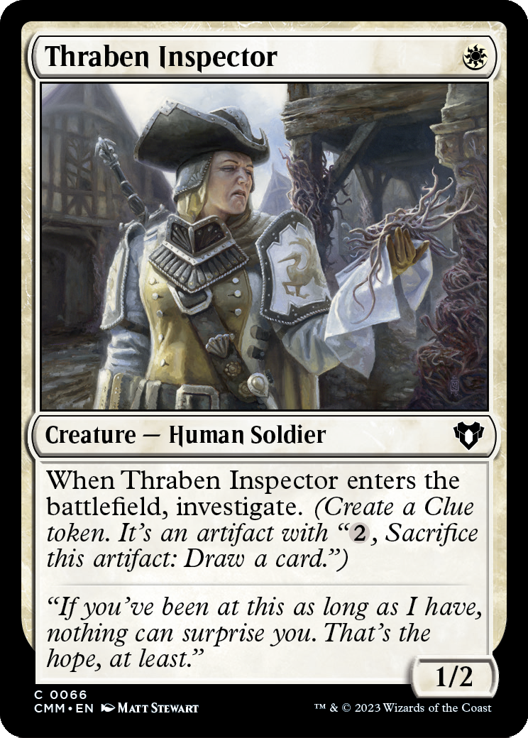 Thraben Inspector [Commander Masters] Foil
