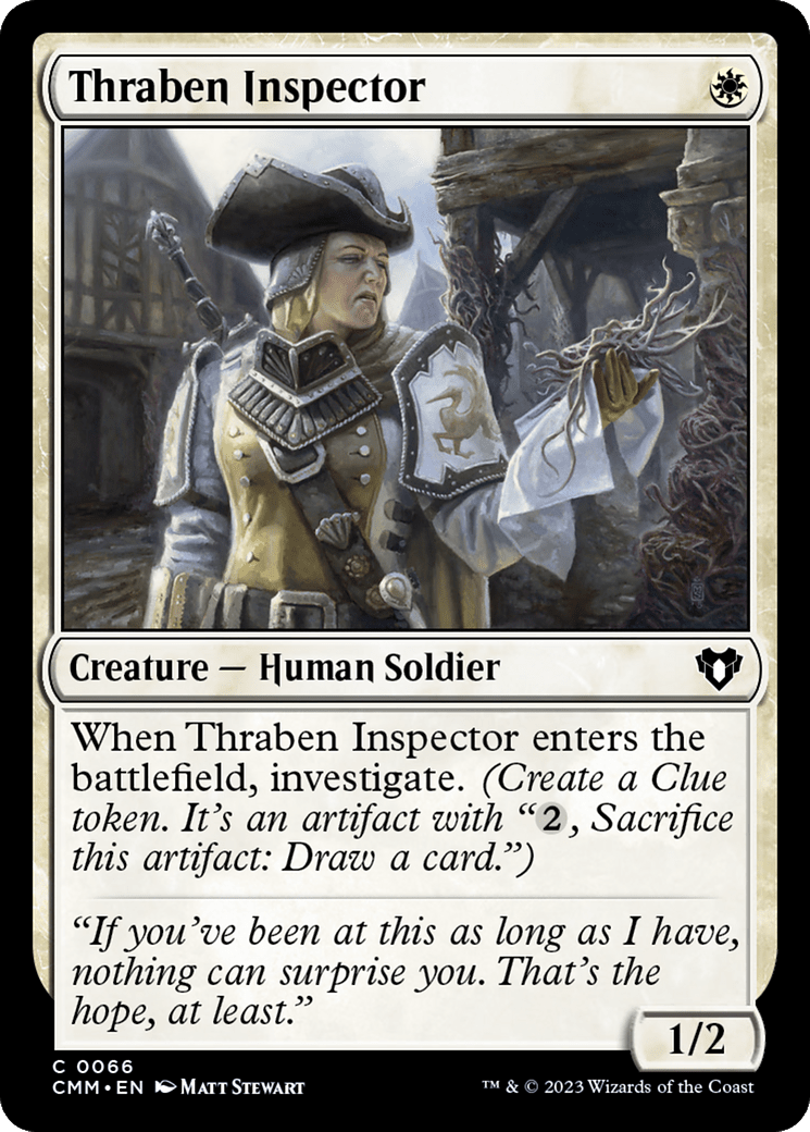 Thraben Inspector [Commander Masters] Foil