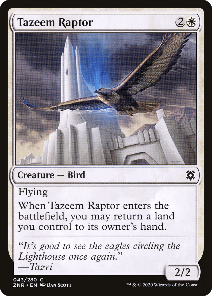 Tazeem Raptor [Zendikar Rising] Foil