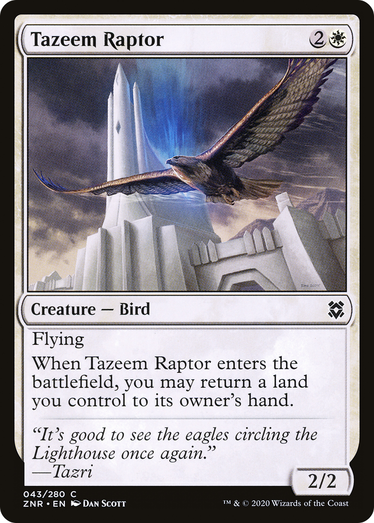 Tazeem Raptor [Zendikar Rising] Foil