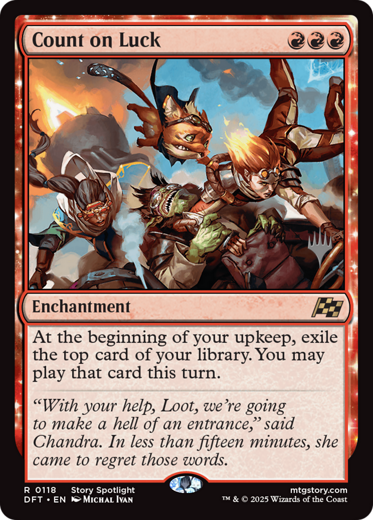 Count on Luck (118) [Promo Pack: Aetherdrift]