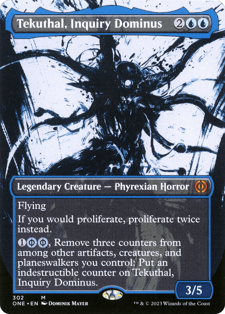 Tekuthal, Inquiry Dominus (Borderless Ichor) [Phyrexia: All Will Be One] Foil