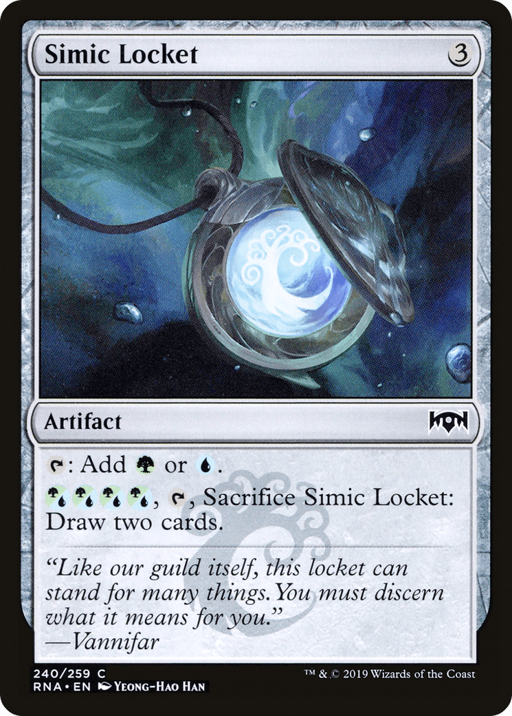 Simic Locket [Ravnica Allegiance] Foil