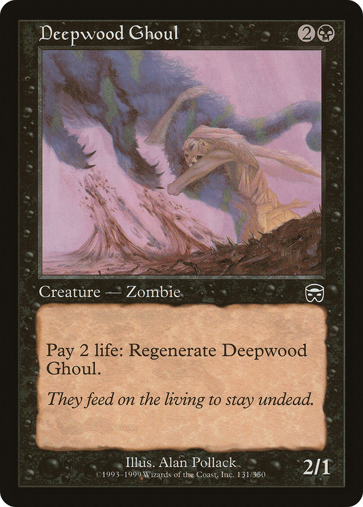 Deepwood Ghoul [Mercadian Masques] Foil