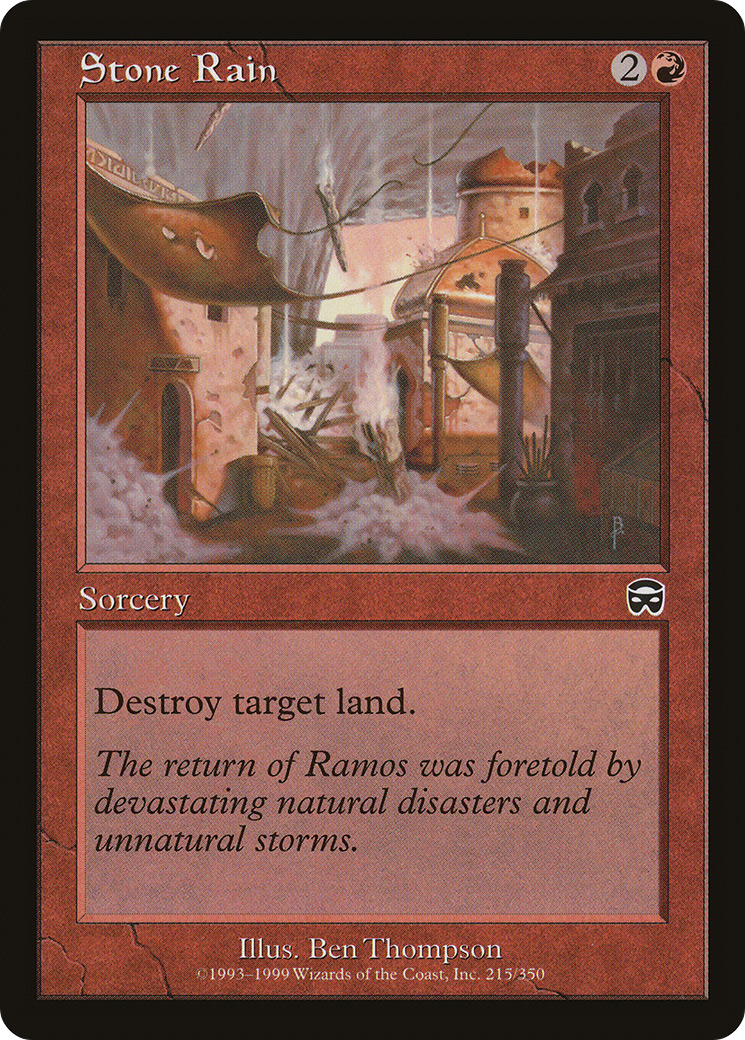 Stone Rain [Mercadian Masques] Foil