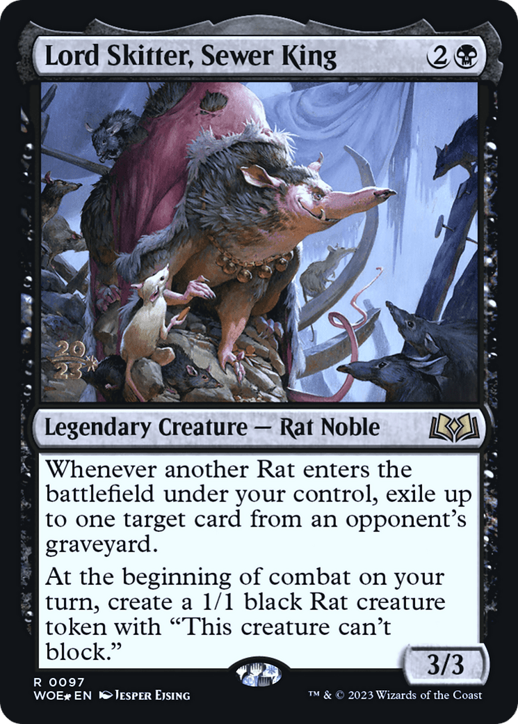 Lord Skitter, Sewer King [Wilds of Eldraine Prerelease Promos]