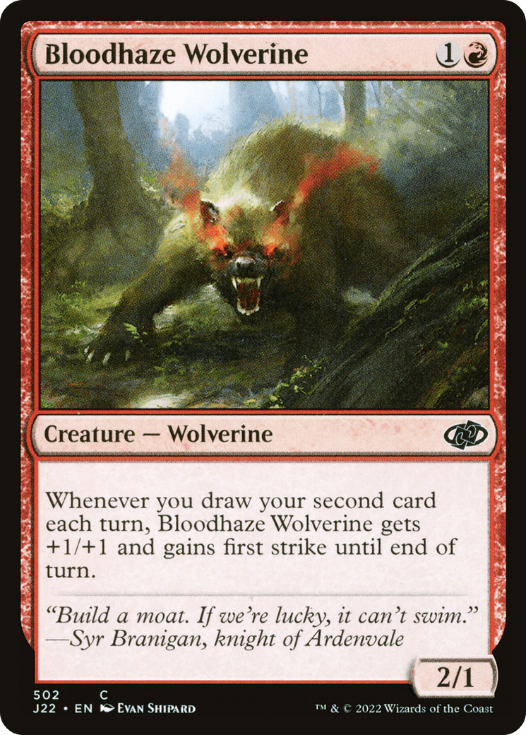 Bloodhaze Wolverine [Jumpstart 2022]