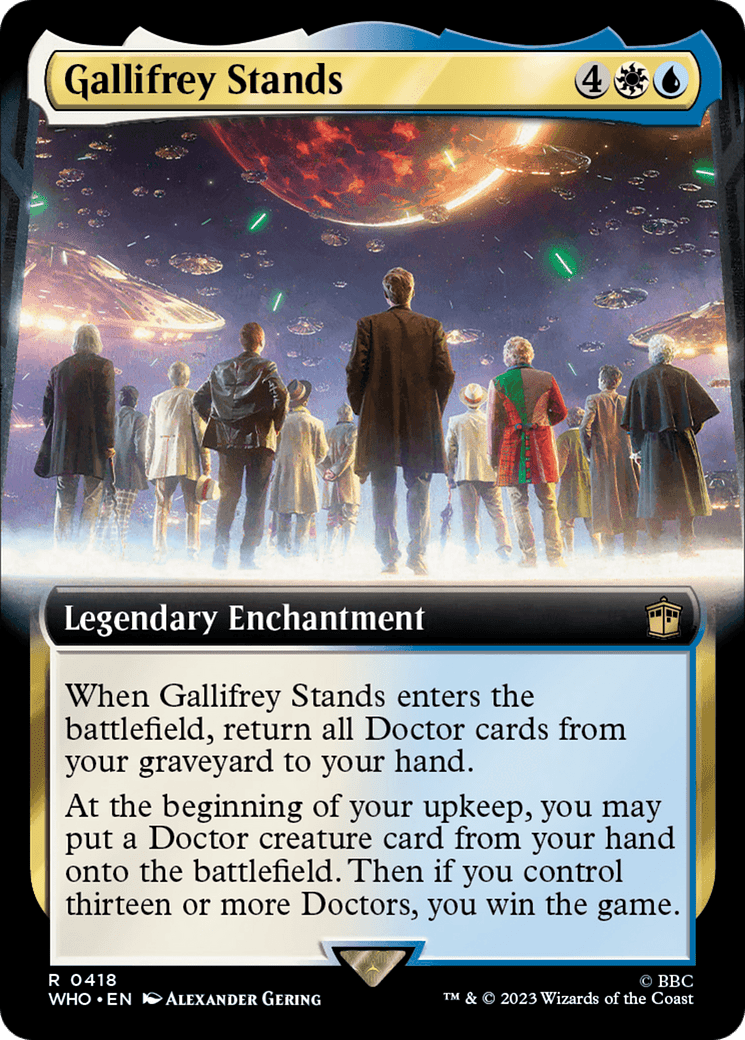 Gallifrey Stands (Extended Art) [Doctor Who] Foil