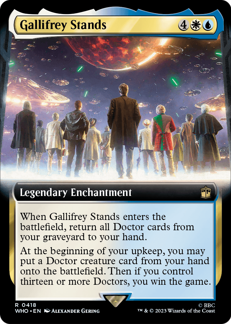 Gallifrey Stands (Extended Art) [Doctor Who] Foil