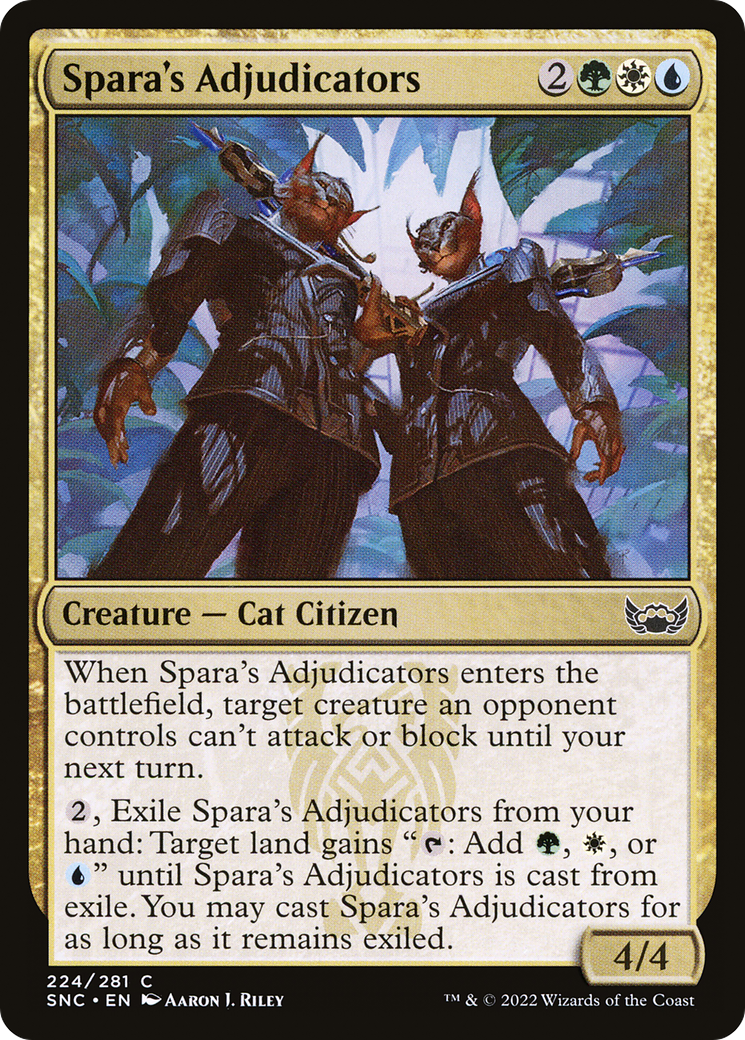 Spara's Adjudicators [Streets of New Capenna] Foil
