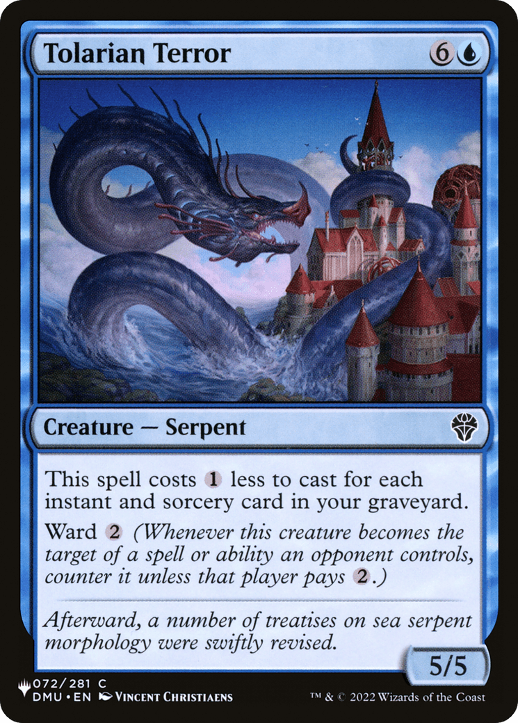 Tolarian Terror |  (DMU-72) [The List]