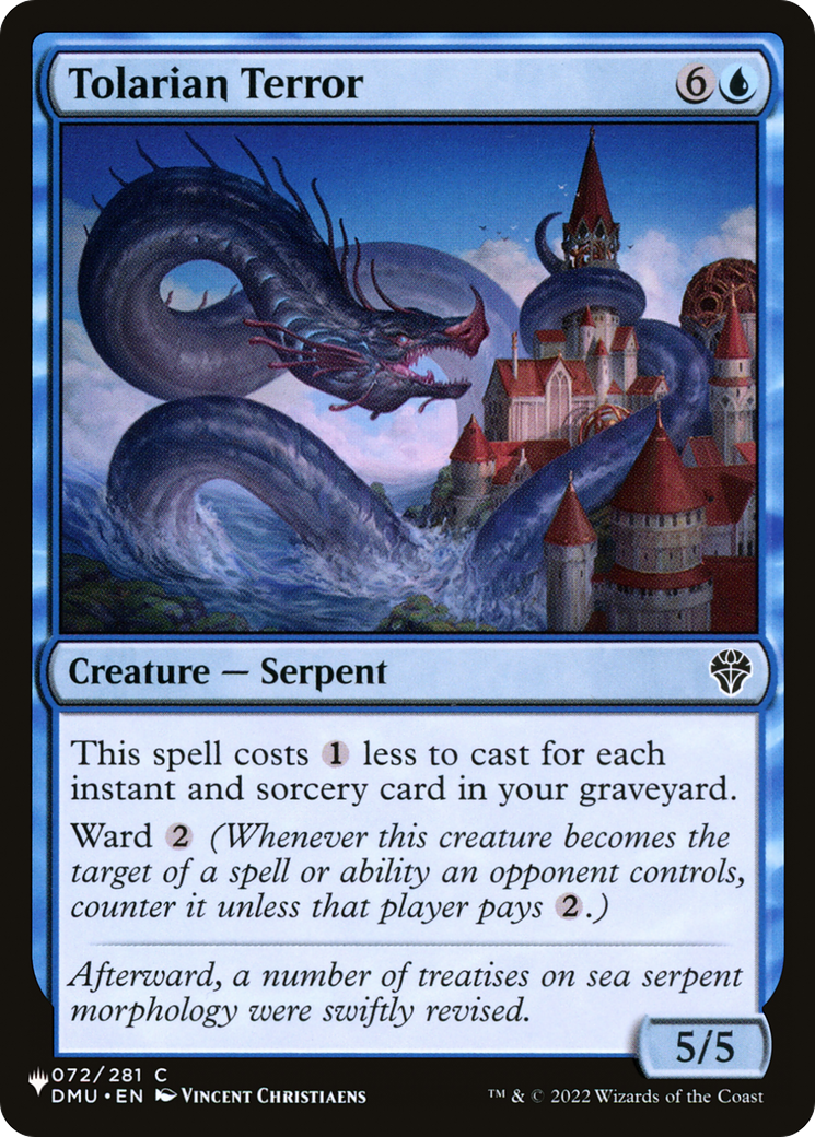 Tolarian Terror |  (DMU-72) [The List]