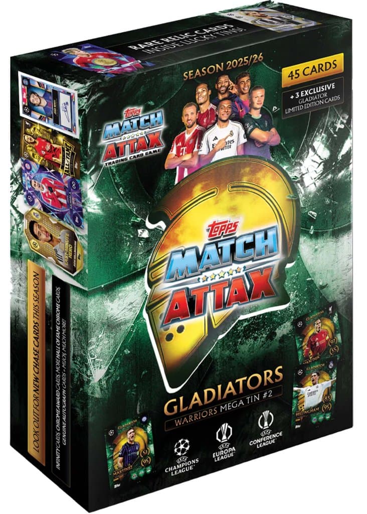 Topps UCC Match Attax | Mega Tin | Gladiators #2 - Warriors (Season 2025/2026)