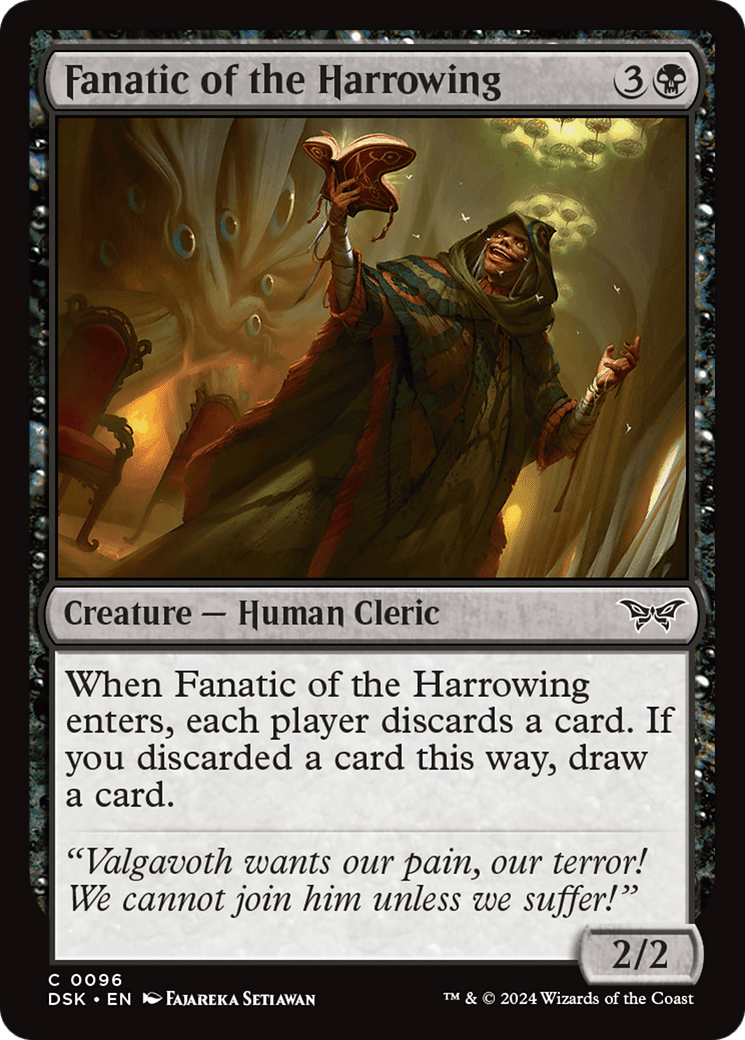 Fanatic of the Harrowing [Duskmourn: House of Horror] Foil