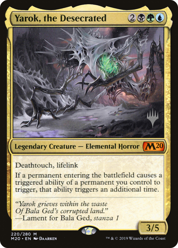 Yarok, the Desecrated (Promo Pack) [Core Set 2020 Promos] Foil