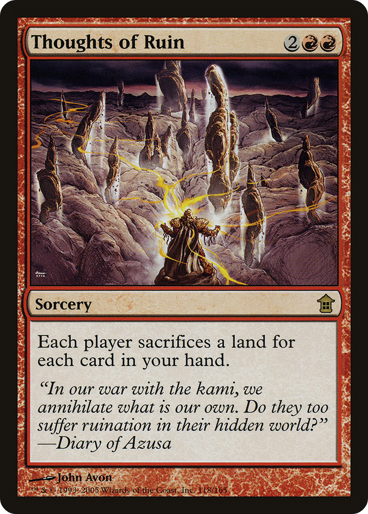 Thoughts of Ruin [Saviors of Kamigawa] Foil