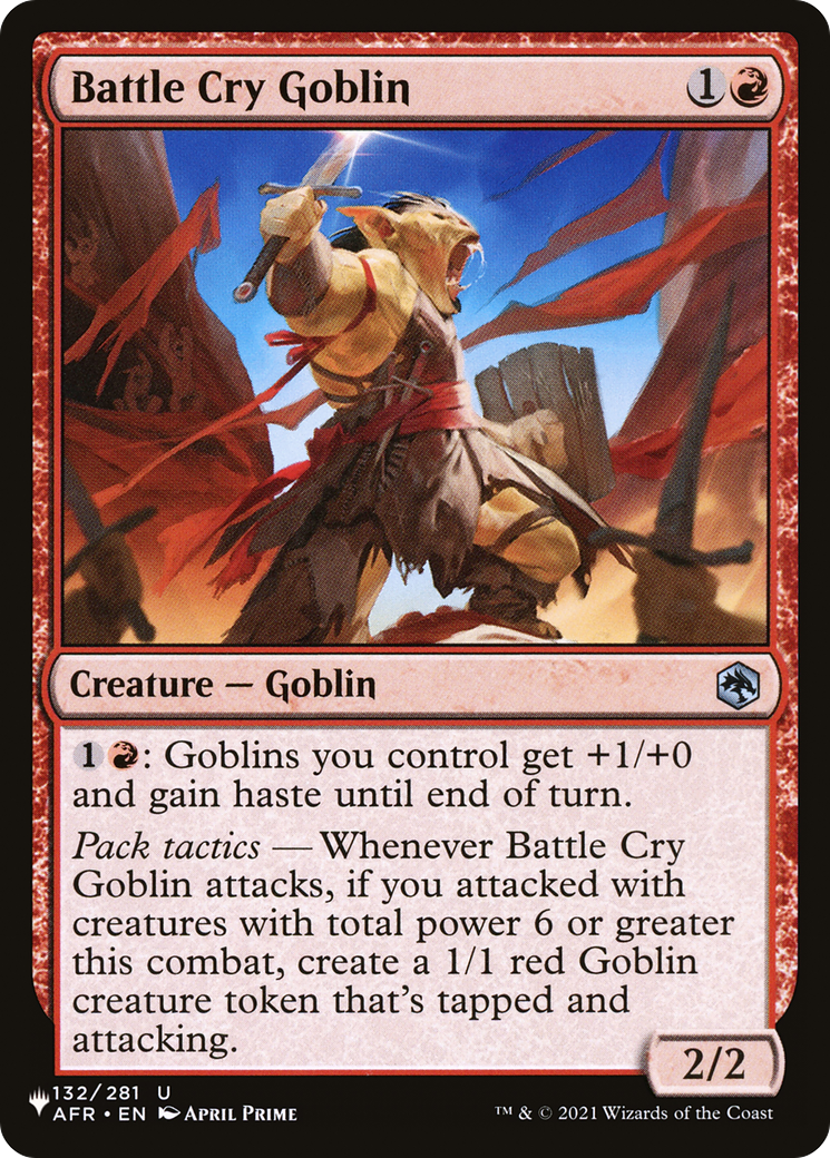 Battle Cry Goblin |  (AFR-132) [The List]