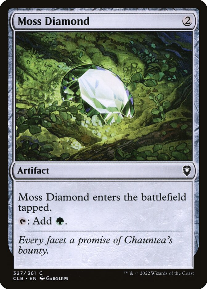 Moss Diamond 327 (Commander Legends: Battle for Baldur's Gate)  - Foil