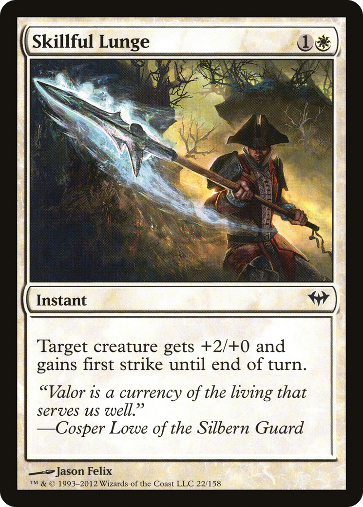 Skillful Lunge [Dark Ascension] Foil