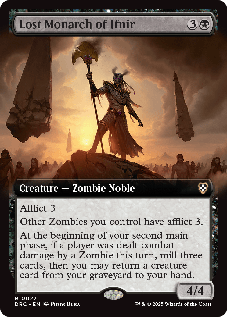 Lost Monarch of Ifnir (Extended Art) (-027) [Commander: Aetherdrift]