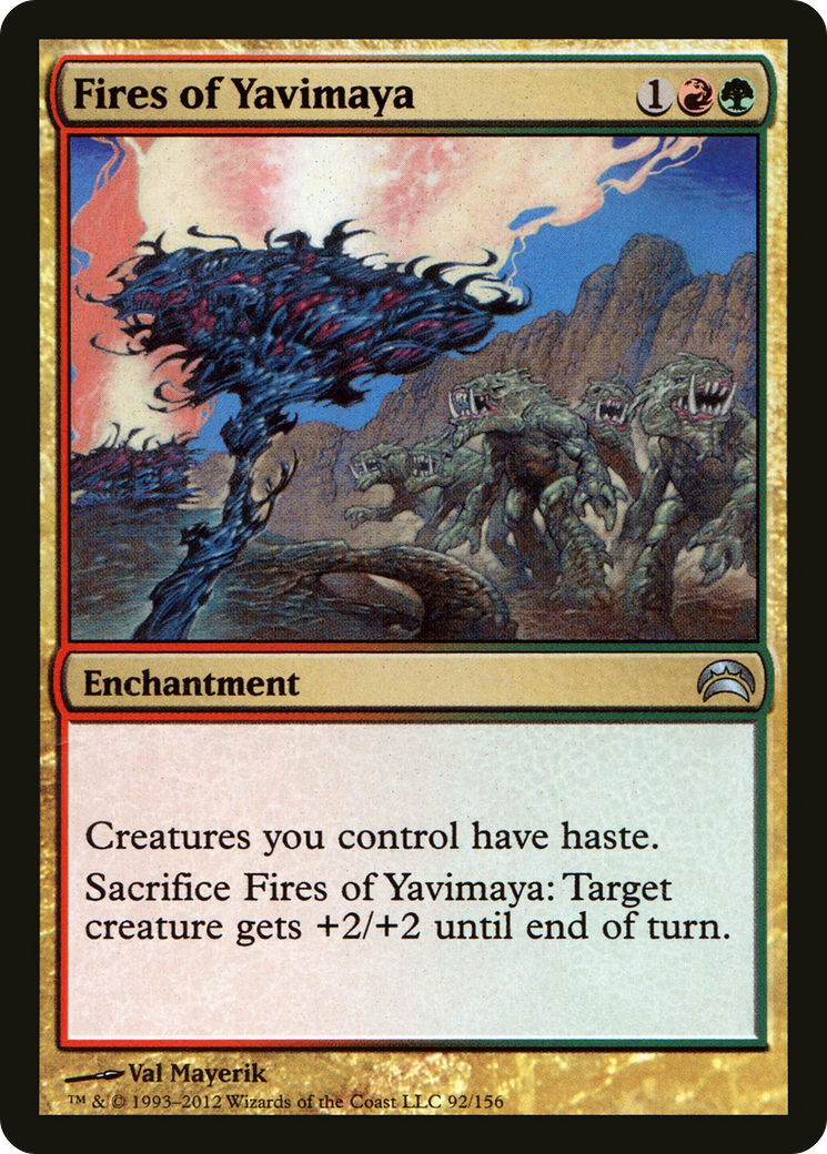 Fires of Yavimaya [Planechase 2012] Foil