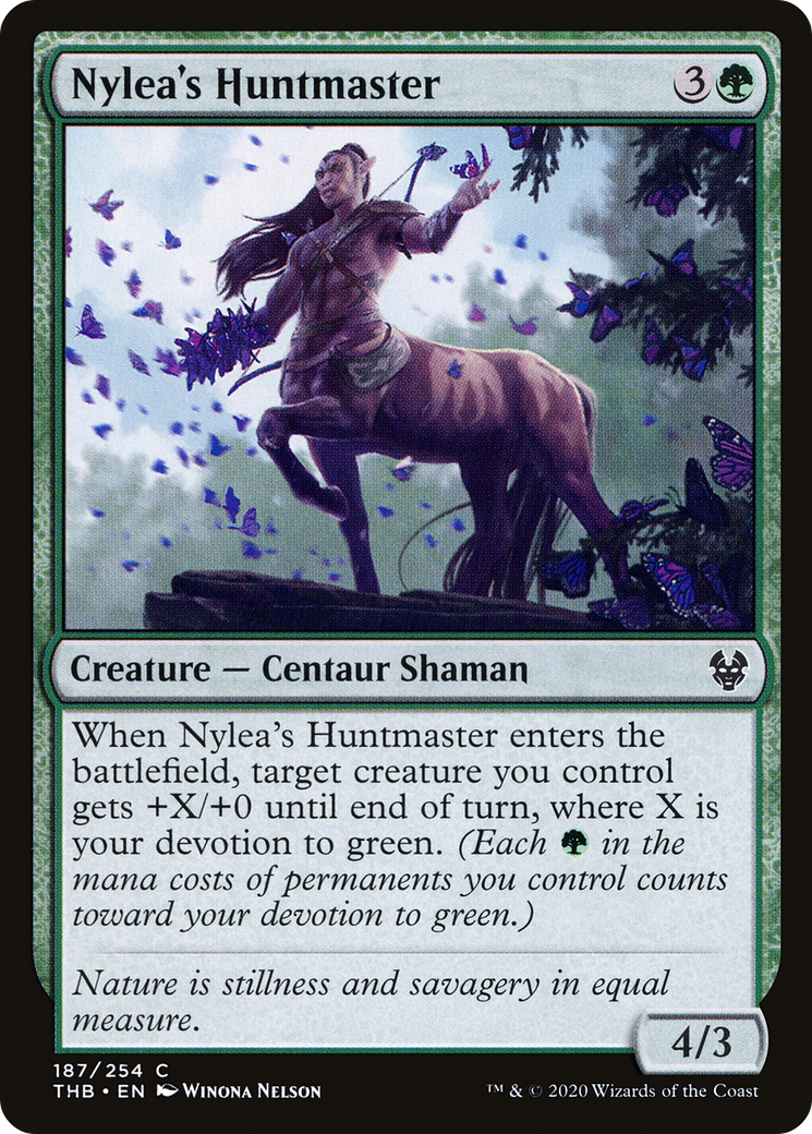 Nylea's Huntmaster [Theros Beyond Death] Foil