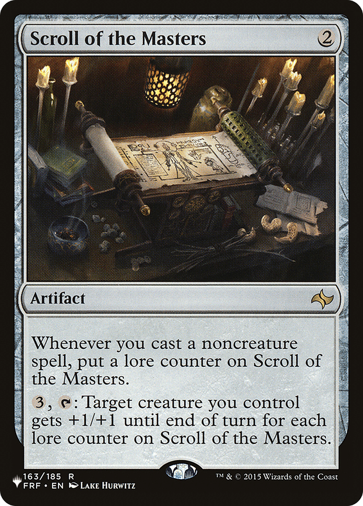 Scroll of the Masters |  (FRF-163) [The List]