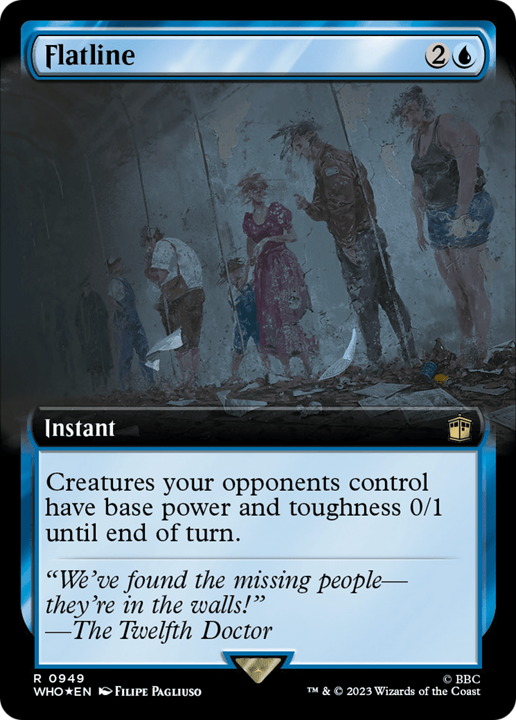 Flatline (Extended Art) (Surge Foil) [Doctor Who]