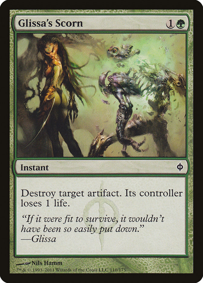 Glissa's Scorn 110/175 (New Phyrexia) 