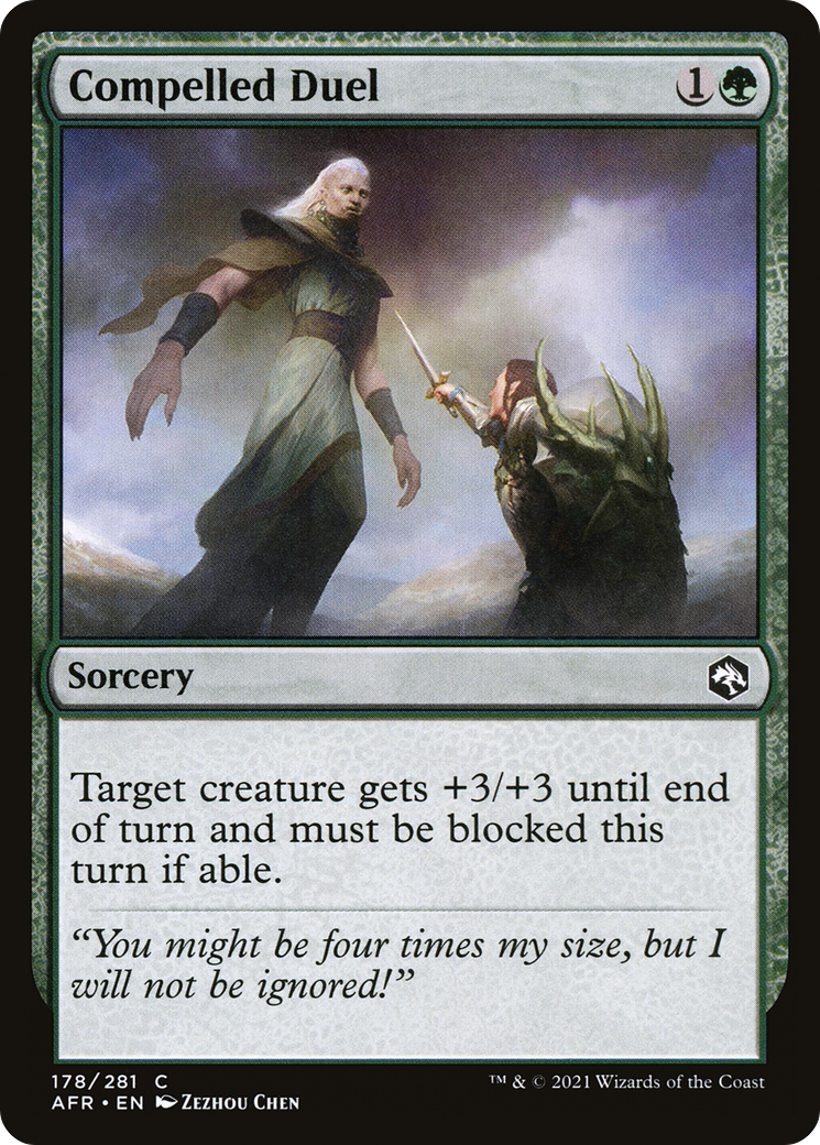 Compelled Duel [Dungeons & Dragons: Adventures in the Forgotten Realms] Foil