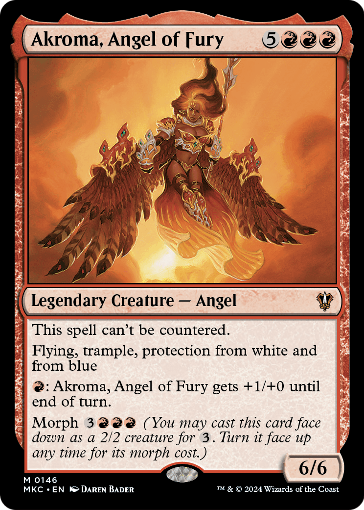 Akroma, Angel of Fury [Murders at Karlov Manor Commander]