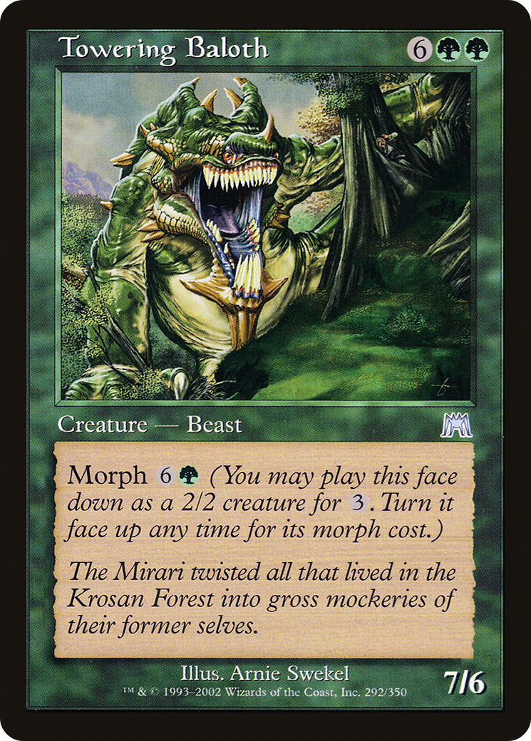 Towering Baloth [Onslaught] Foil