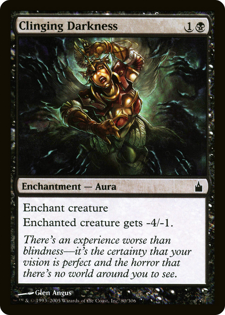 Clinging Darkness [Ravnica: City of Guilds] Foil