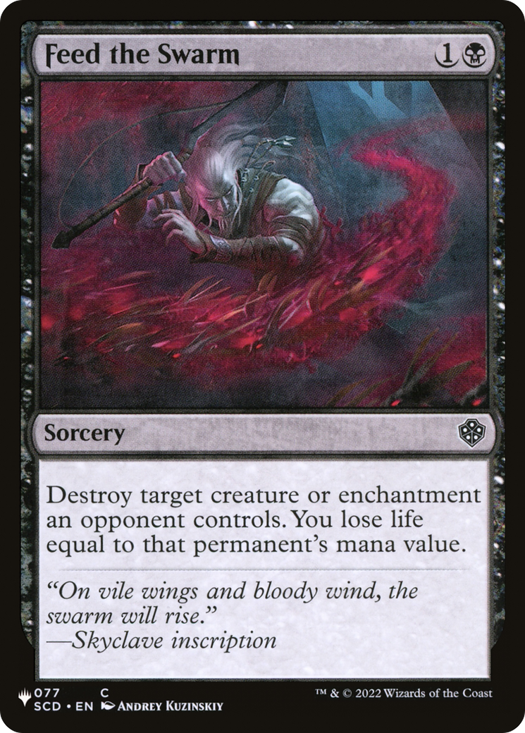 Feed the Swarm |  (SCD-77) [The List]
