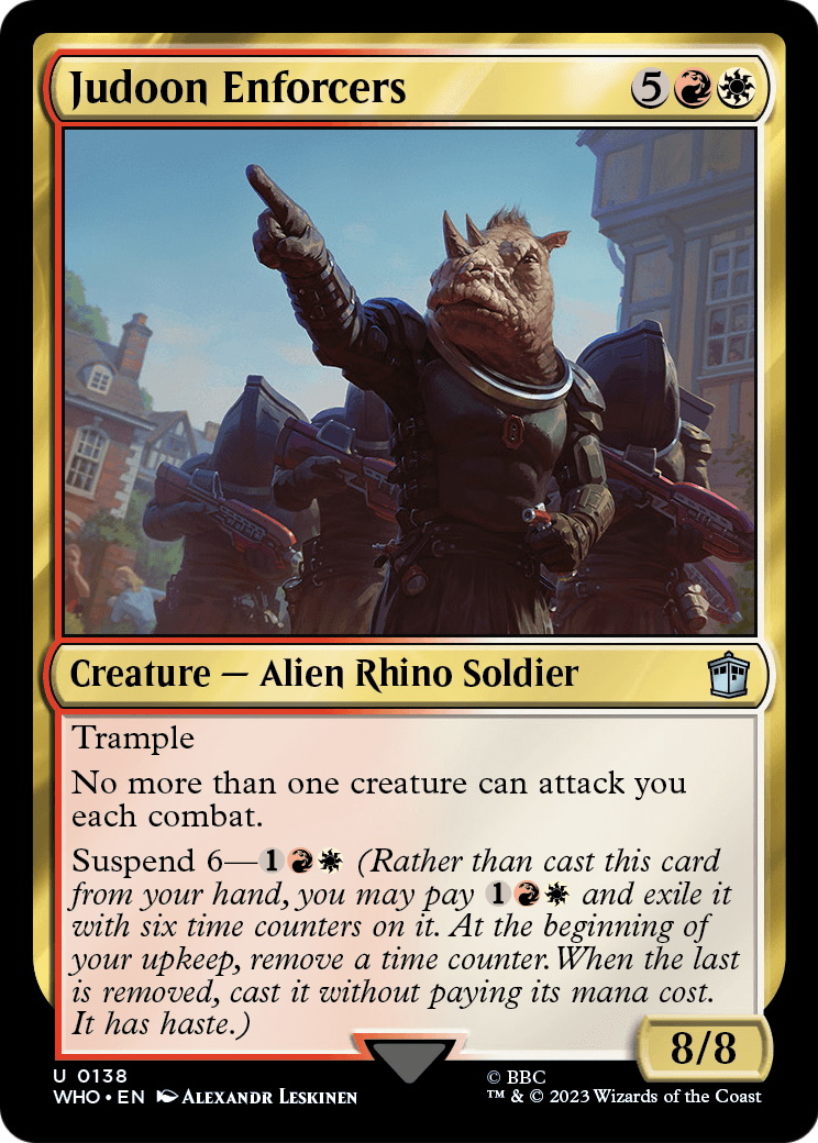 Judoon Enforcers [Doctor Who] Foil