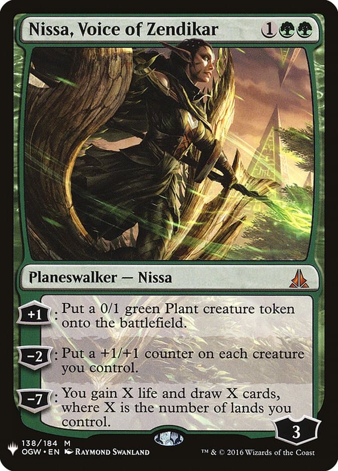 Nissa, Voice of Zendikar |  (OGW-138) [The List]