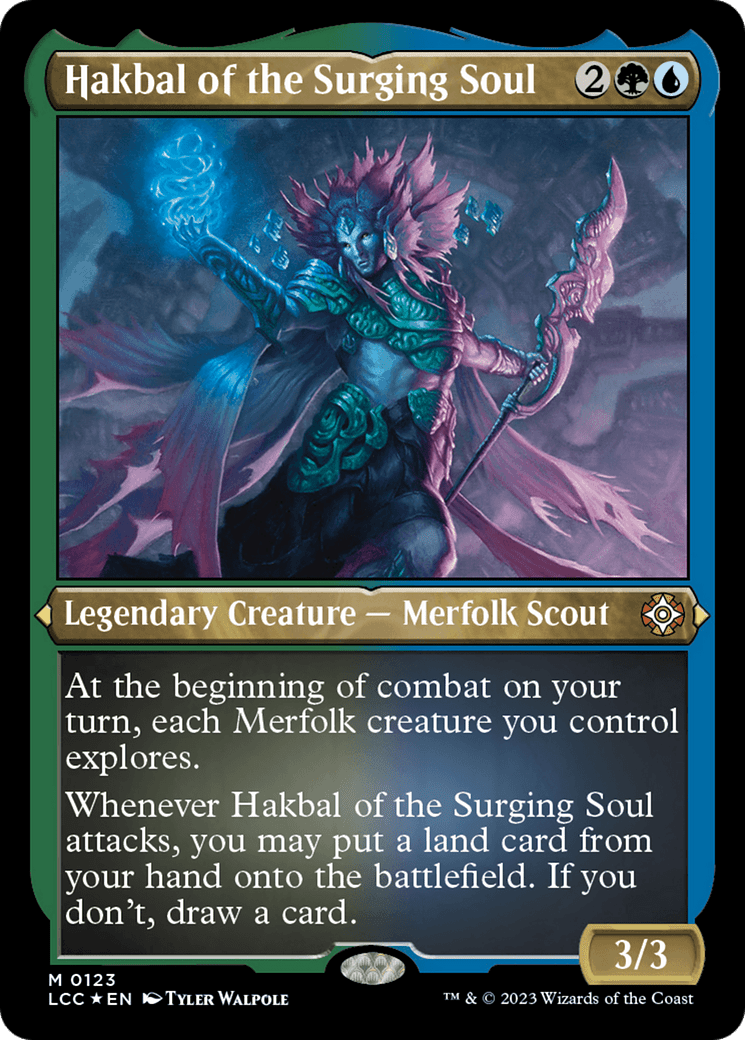 Hakbal of the Surging Soul (Display Commander) [The Lost Caverns of Ixalan Commander]