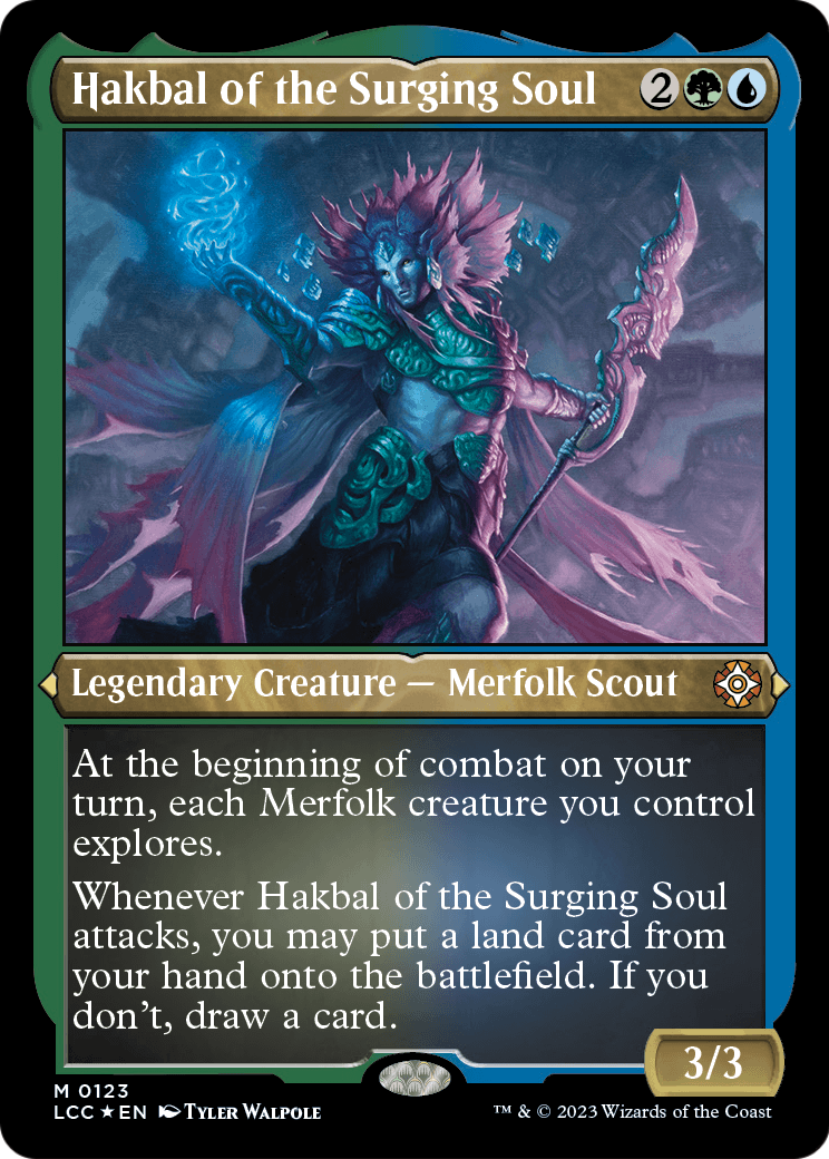 Hakbal of the Surging Soul (123) [The Lost Caverns of Ixalan Commander]  Foil
