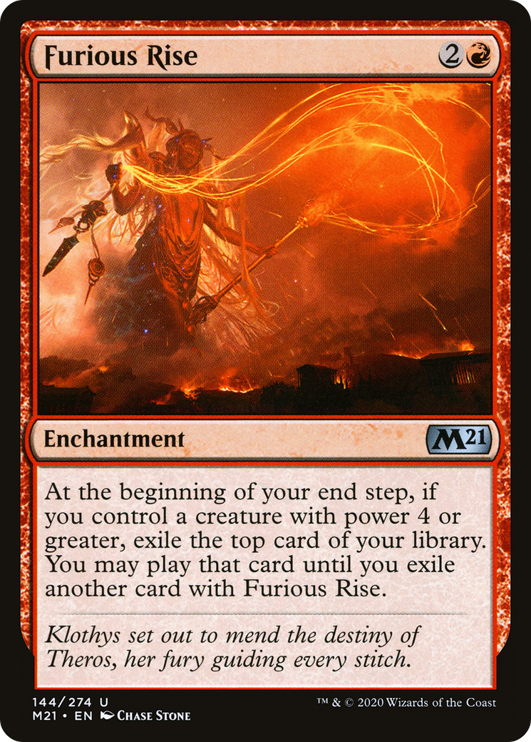 Furious Rise [Core Set 2021] Foil