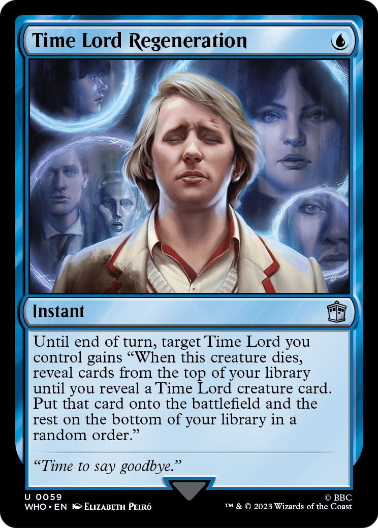 Time Lord Regeneration [Doctor Who] Foil