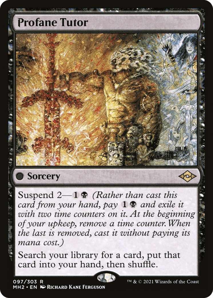 Profane Tutor [Modern Horizons 2] Foil