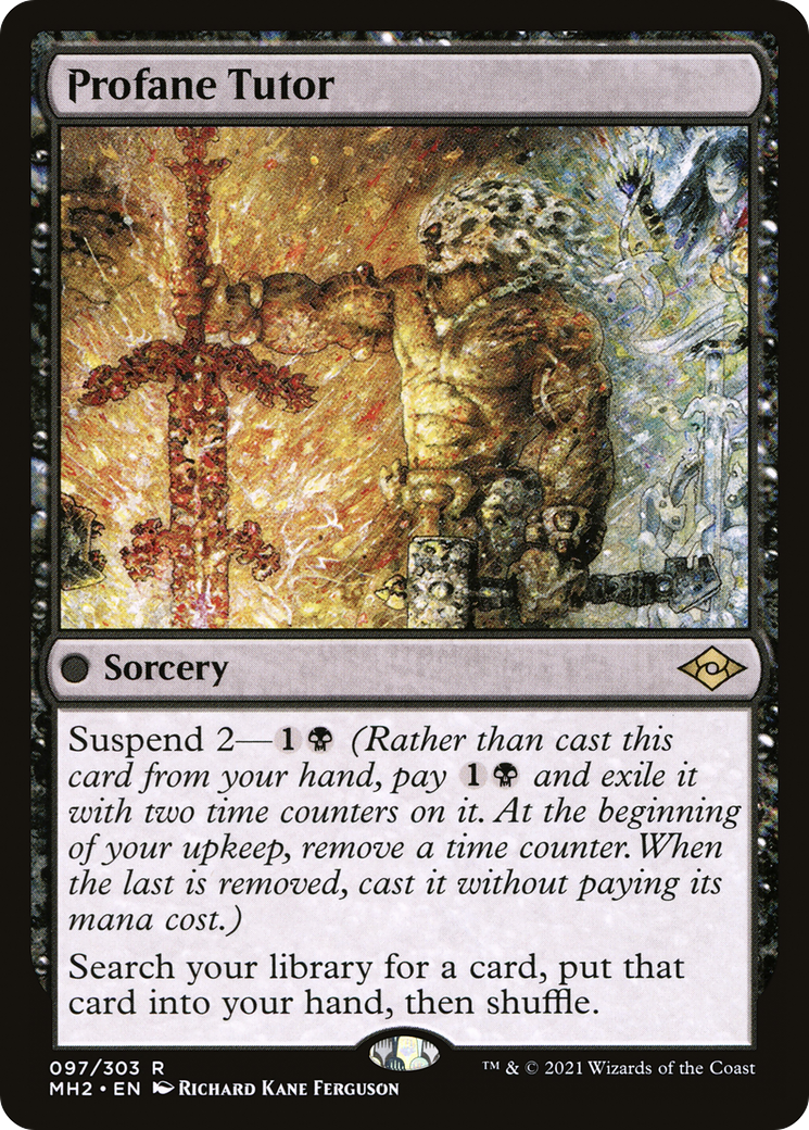 Profane Tutor [Modern Horizons 2] Foil