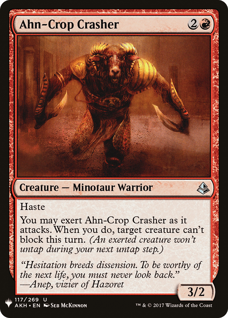 Ahn-Crop Crasher |  (AKH-117) [The List]